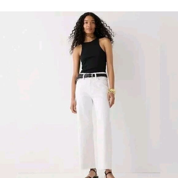 j crew denim Denim - J. Crew White Straight Leg Denim